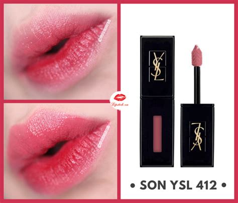 ysl cheek and lip stain|ysl lip stain 412.